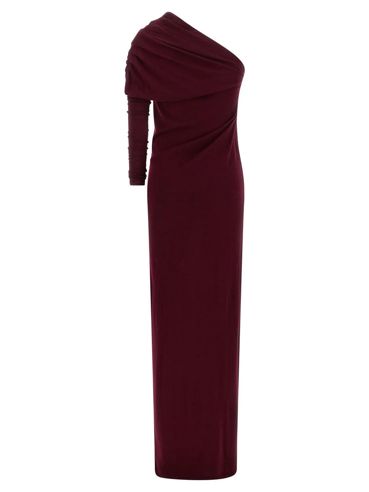 Armarium Sample Sale | Armarium Bordeaux Merino Wool Long Dress - | Designer outlet