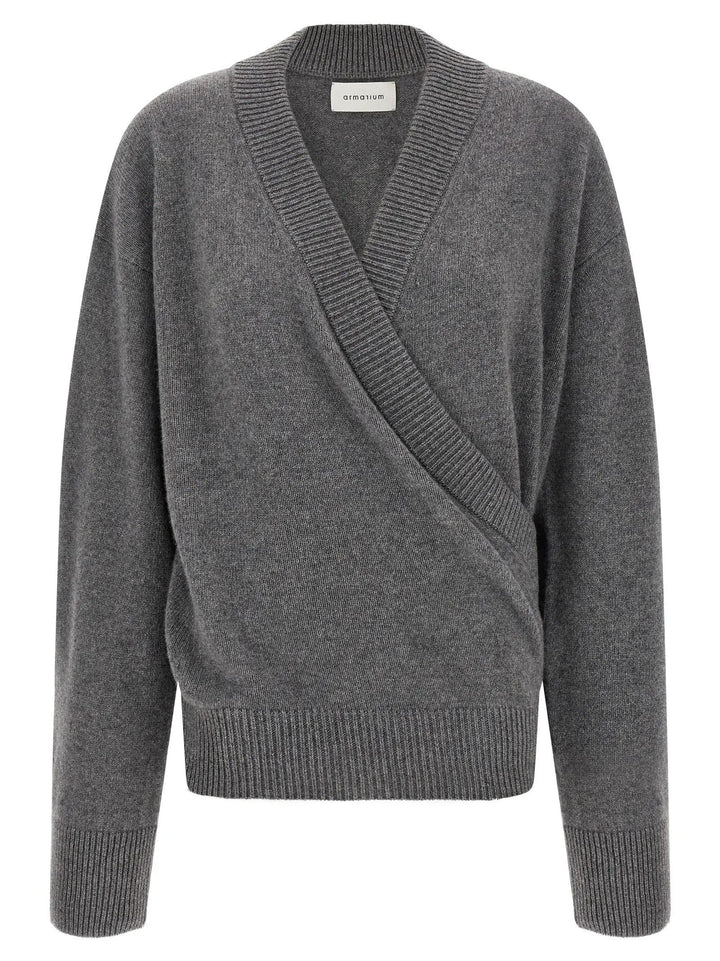 Armarium Sample Sale | Armarium Gray Wool Cardigan - | Designer outlet
