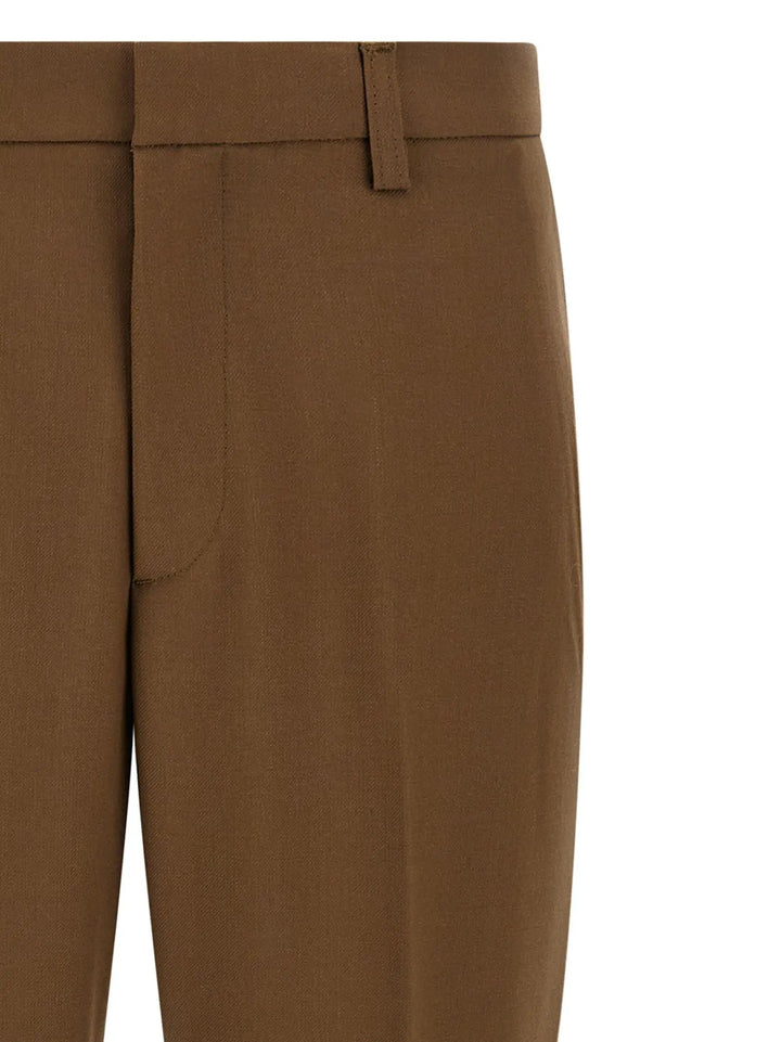 Department 5 Sample Sale | Department 5 Brown Polyester Chino Pants - | Designer outlet