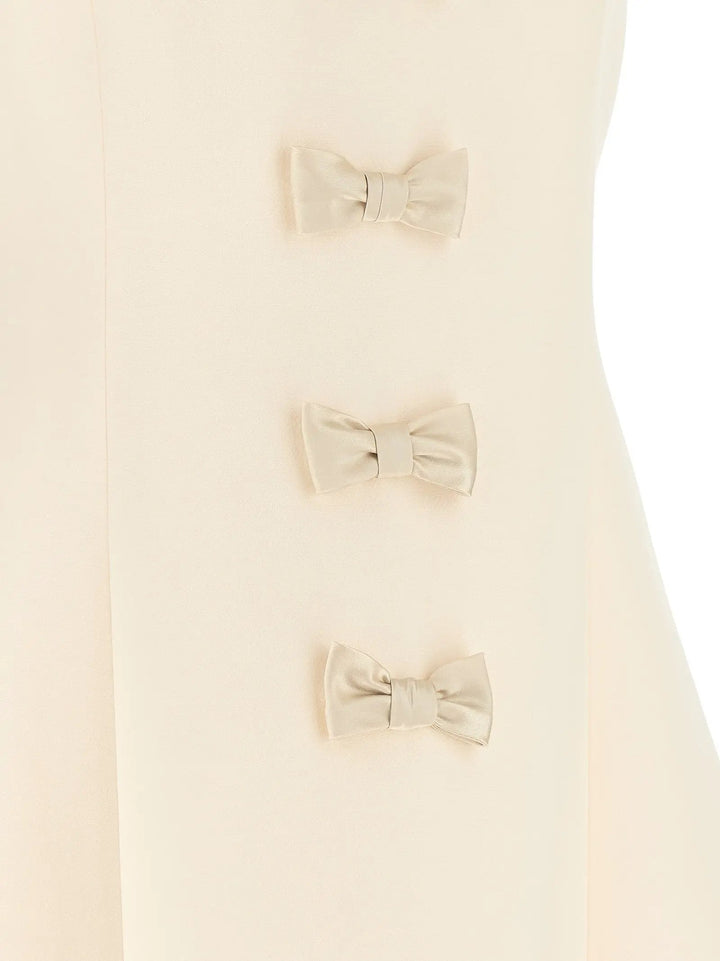 Valentino Garavani Sample Sale | Valentino Garavani White Virgin Wool Short Dress - | Designer outlet
