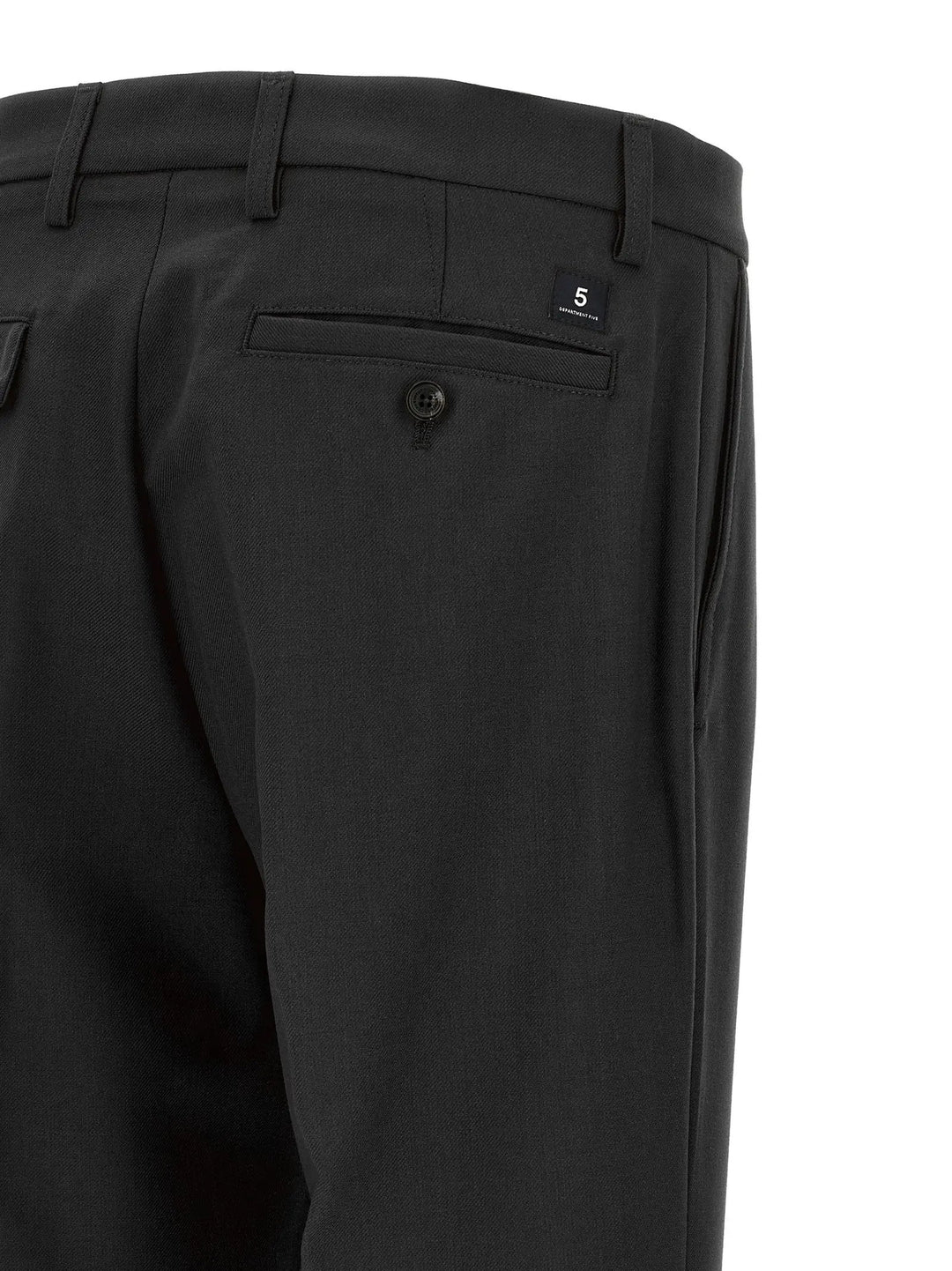 Department 5 Sample Sale | Department 5 Black Polyester Chino Pants - | Designer outlet