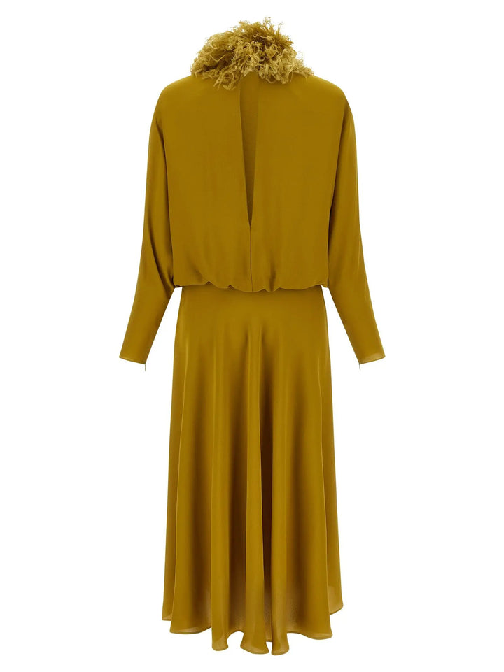 Valentino Garavani Sample Sale | Valentino Garavani Bicolor Silk Midi Dress - | Designer outlet