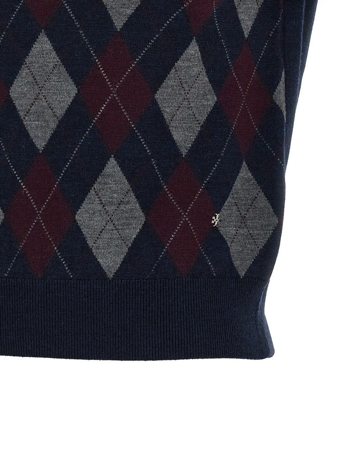 Tory Burch Sample Sale | Tory Burch Blue Wool Cardigan - | Designer outlet