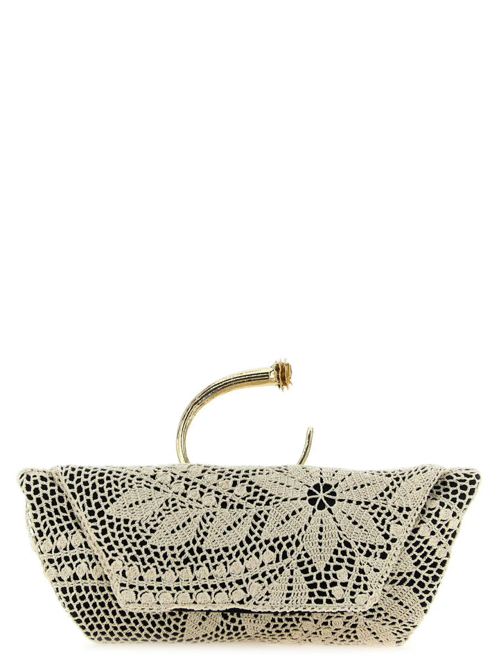 Magda Butrym Sample Sale | Magda Butrym Bicolor Silk Clutch Bag - | Designer outlet