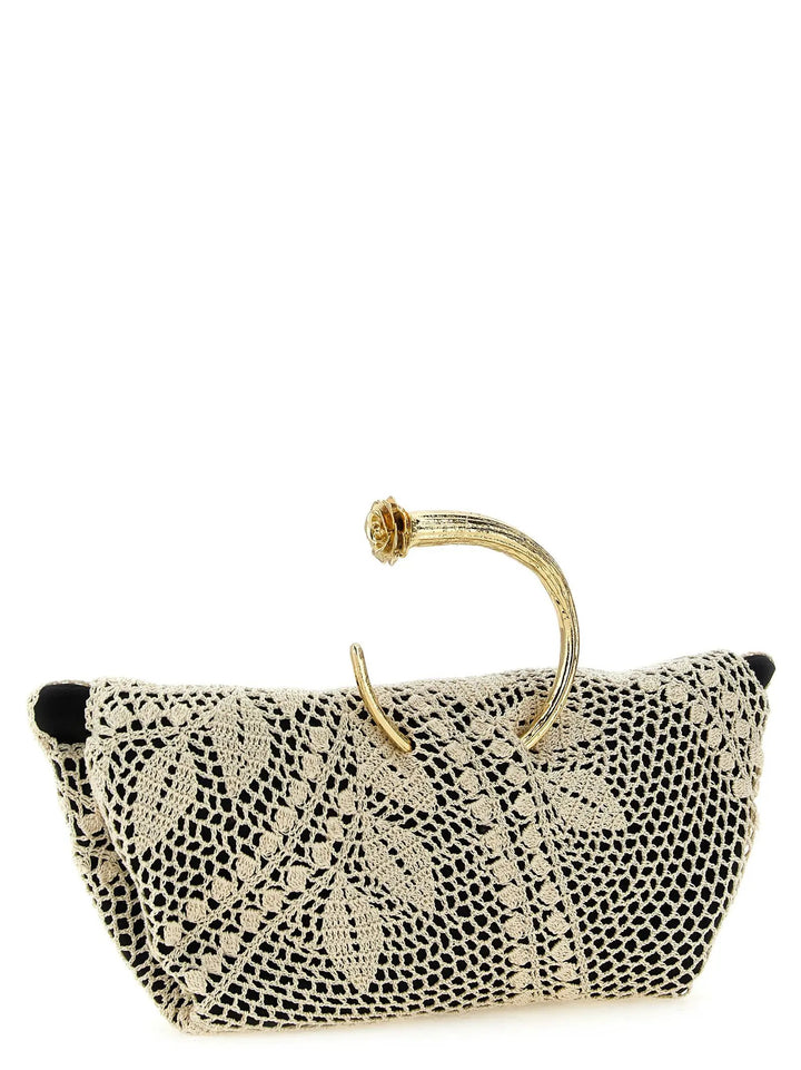 Magda Butrym Sample Sale | Magda Butrym Bicolor Silk Clutch Bag - | Designer outlet