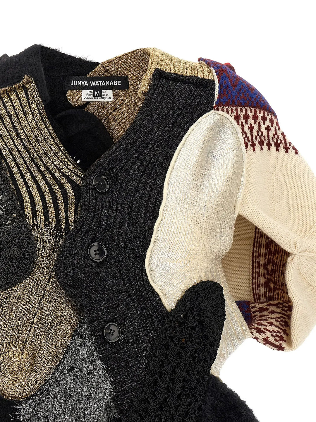 Junya Watanabe Sample Sale | Junya Watanabe Multicolor Wool Cardigan - | Designer outlet
