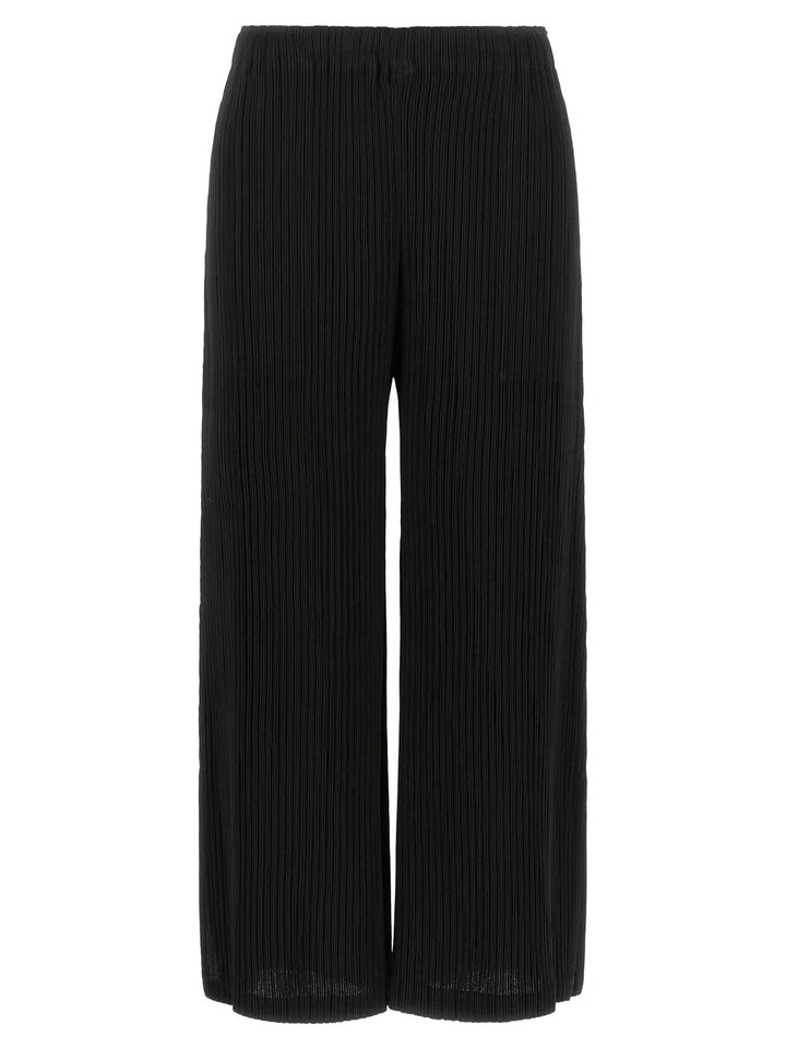 Issey Miyake Sample Sale | Issey Miyake Black Polyester Casual Pants - | Designer outlet