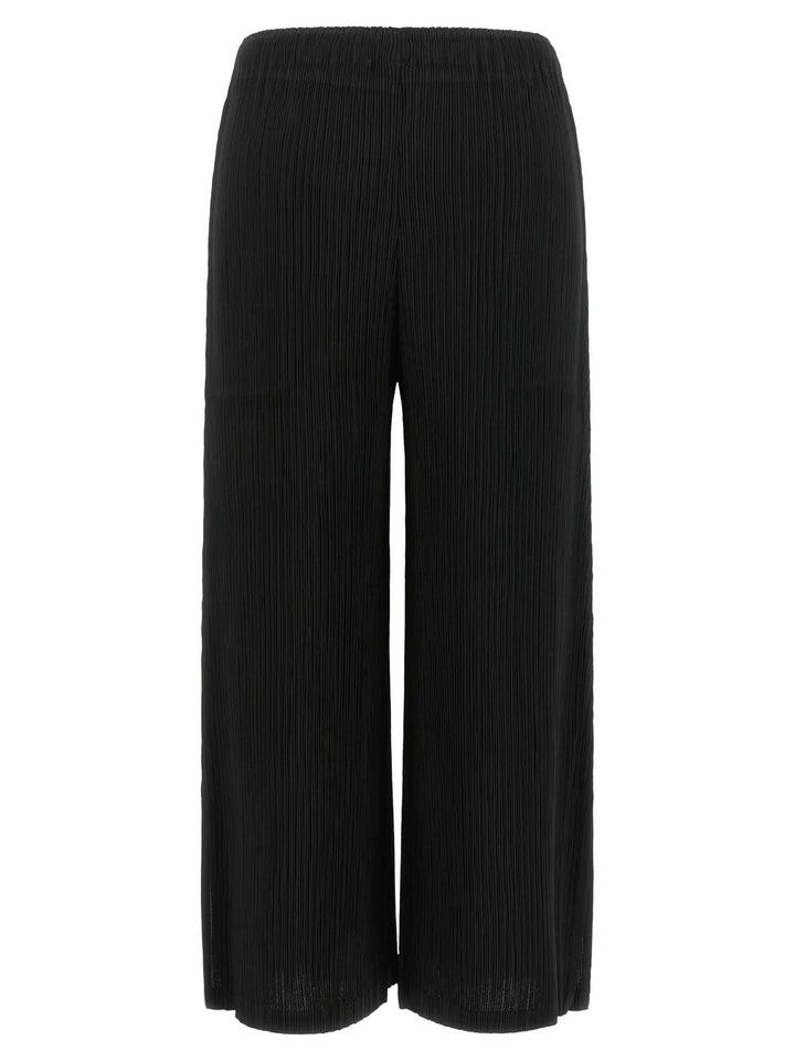 Issey Miyake Sample Sale | Issey Miyake Black Polyester Casual Pants - | Designer outlet