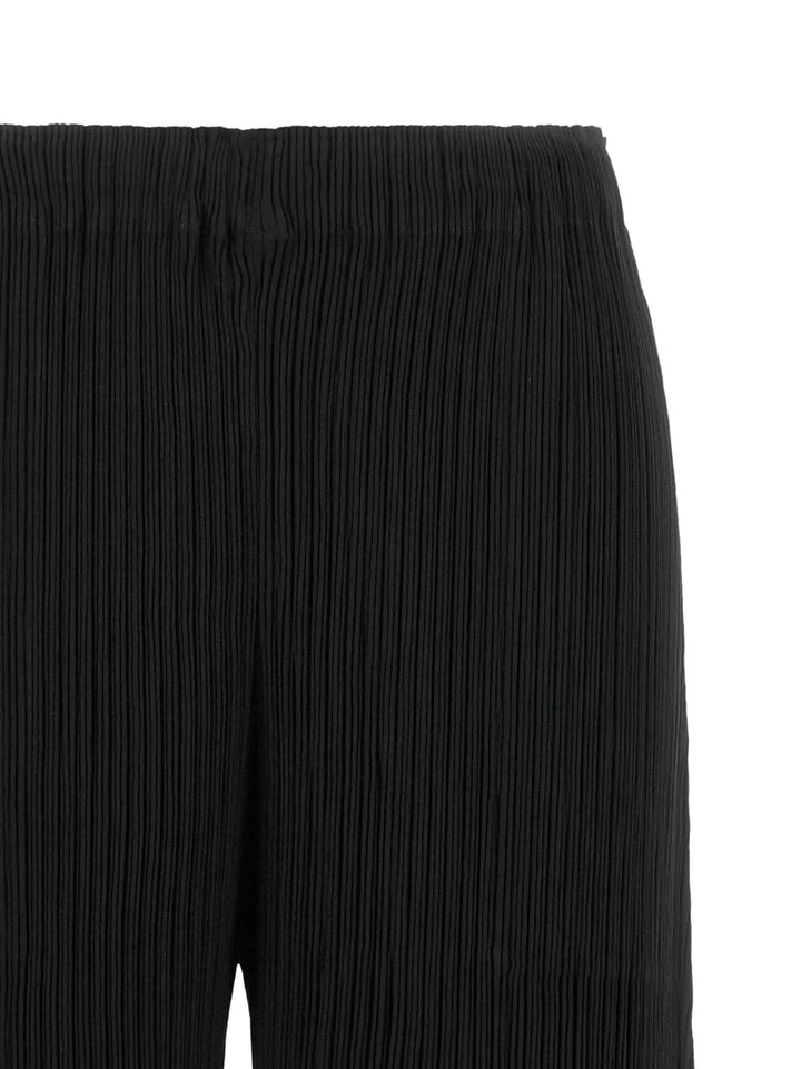 Issey Miyake Sample Sale | Issey Miyake Black Polyester Casual Pants - | Designer outlet