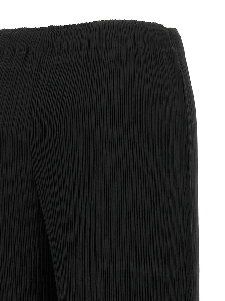 Issey Miyake Sample Sale | Issey Miyake Black Polyester Casual Pants - | Designer outlet