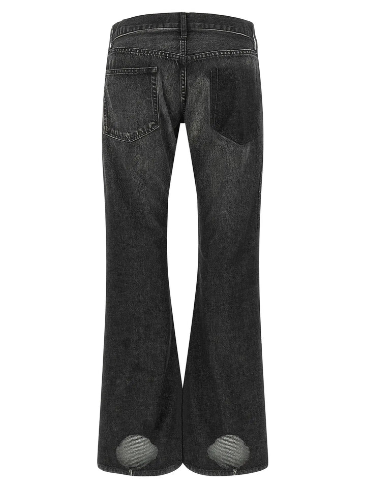 Junya Watanabe Sample Sale | Junya Watanabe Black Cotton Flared Jeans - | Designer outlet