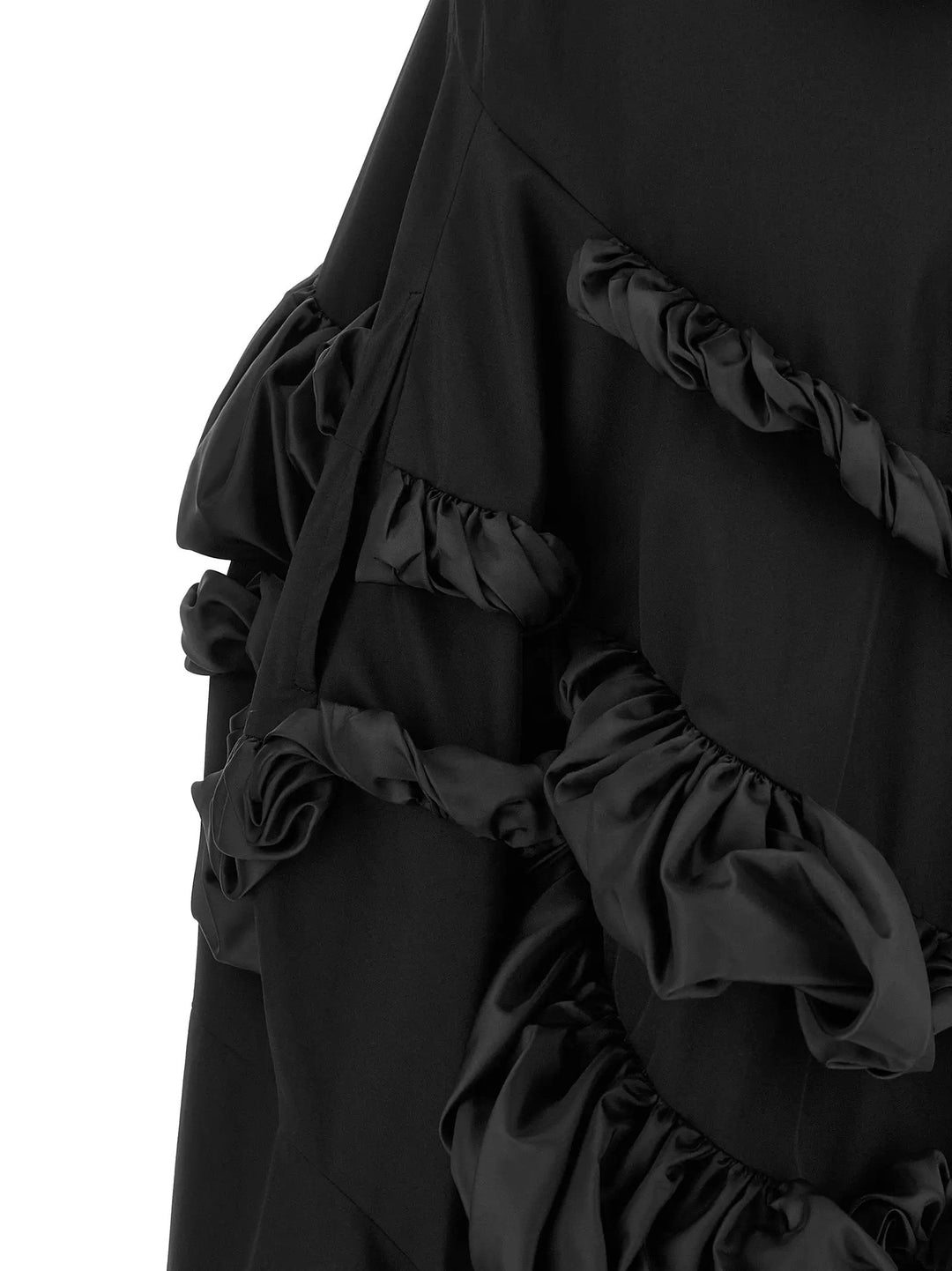 Comme Des Garçons Sample Sale | Comme Des Garçons Black Polyester Short Dress - | Designer outlet
