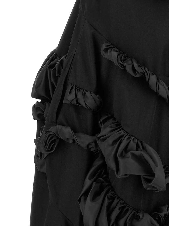 Comme Des Garçons Sample Sale | Comme Des Garçons Black Polyester Short Dress - | Designer outlet