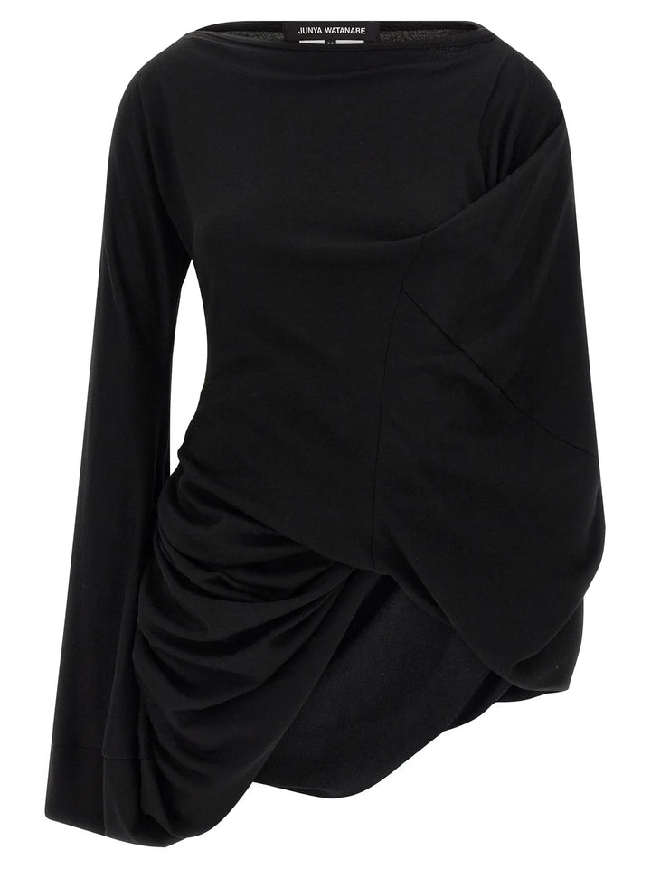 Junya Watanabe Sample Sale | Junya Watanabe Black Wool Blouse - | Designer outlet