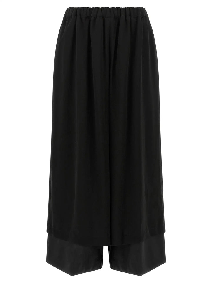 Comme Des Garçons Sample Sale | Comme Des Garçons Black Wool Casual Pants - | Designer outlet