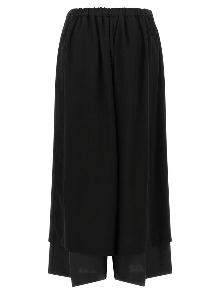 Comme Des Garçons Sample Sale | Comme Des Garçons Black Wool Casual Pants - | Designer outlet