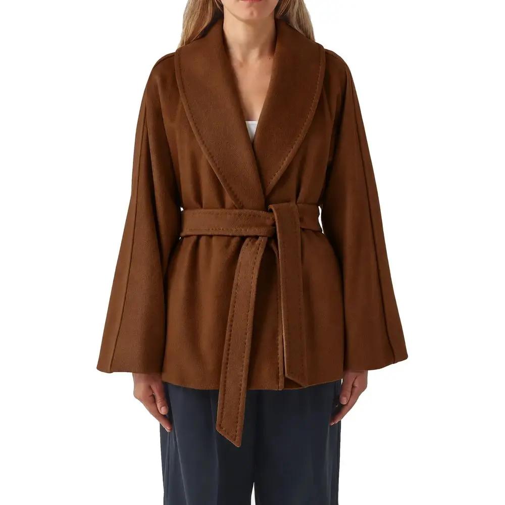 Max Mara Sample Sale | Max Mara Brown Virgin Wool Jacket - | Designer outlet