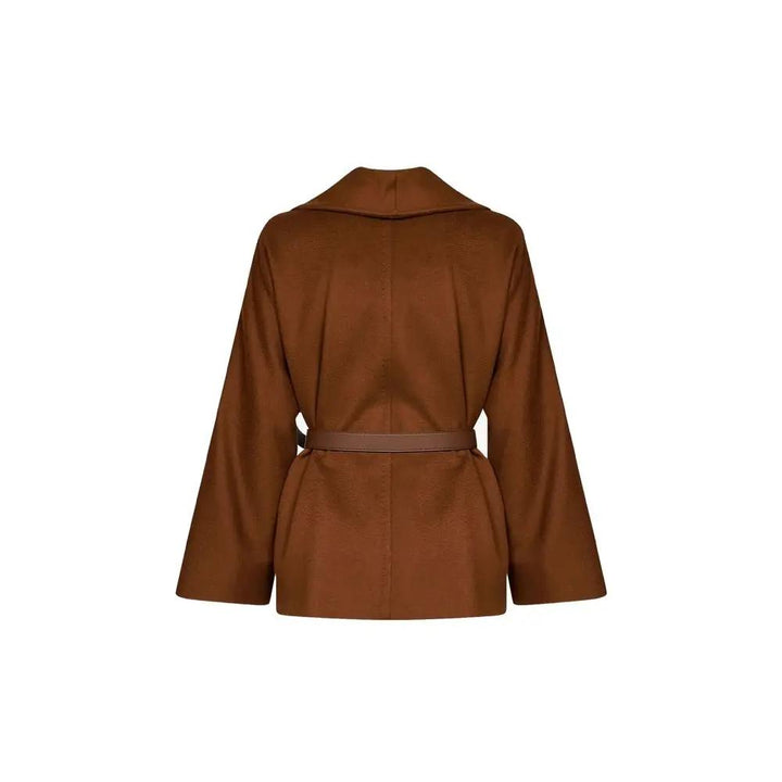 Max Mara Sample Sale | Max Mara Brown Virgin Wool Jacket - | Designer outlet