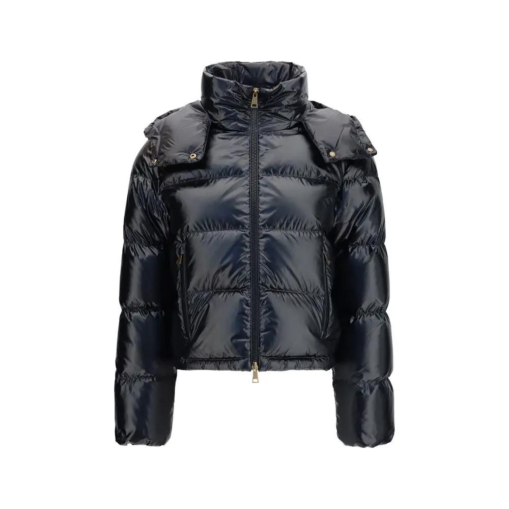 Moncler Sample Sale | Moncler Black Goose Down Full-Length Jacket - | Designer outlet
