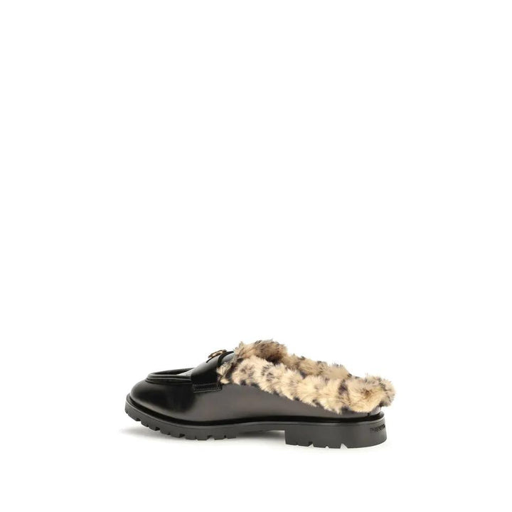 PINKO Sample Sale | PINKO Black Calf Leather Bos Taurus Mules - | Designer outlet