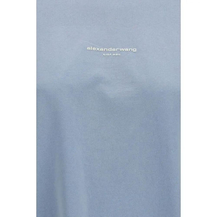 Alexander Wang Sample Sale | Alexander Wang Blue Cotton Long Sleeve T-Shirt - | Designer outlet