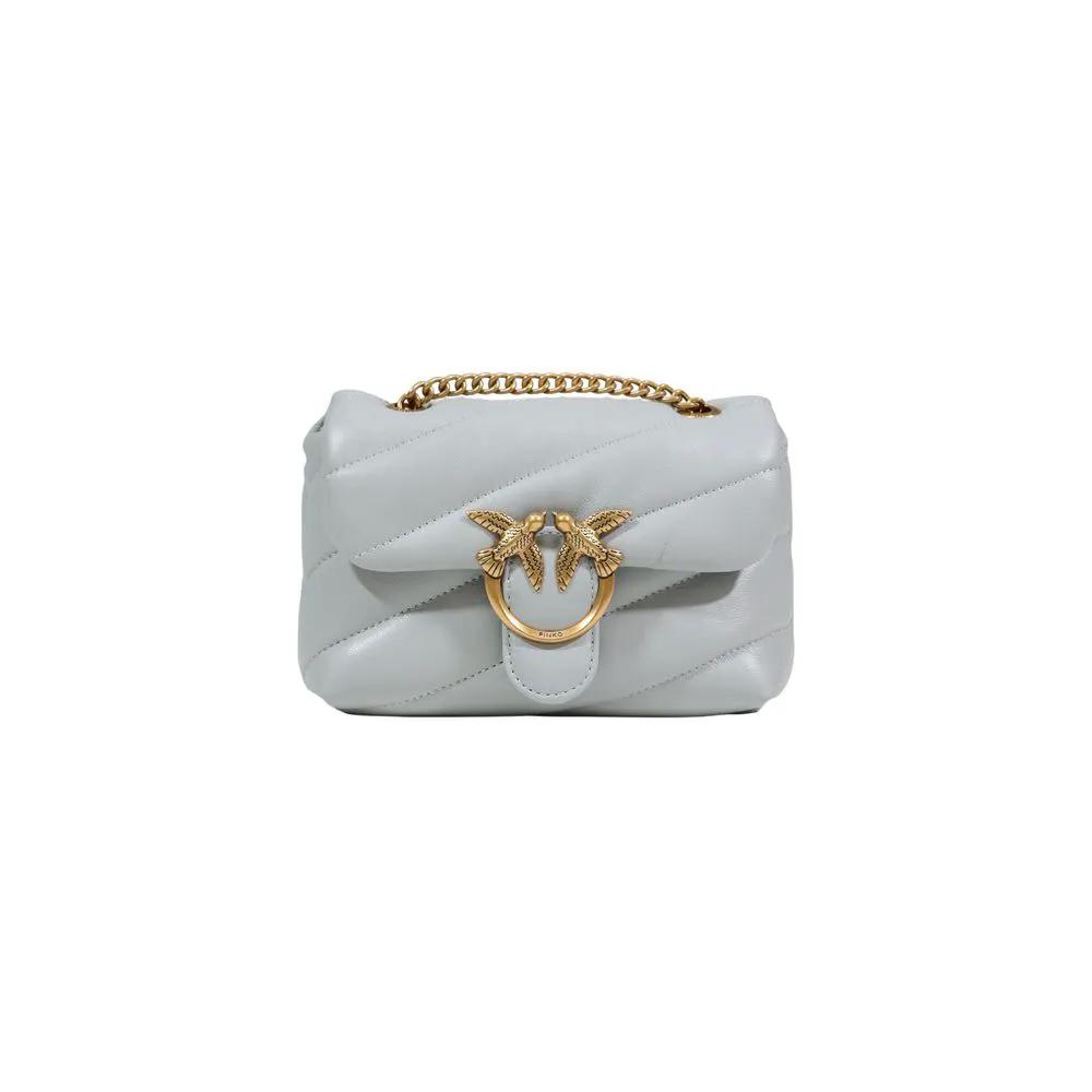 PINKO Sample Sale | PINKO Gray Leather Handbag - | Designer outlet