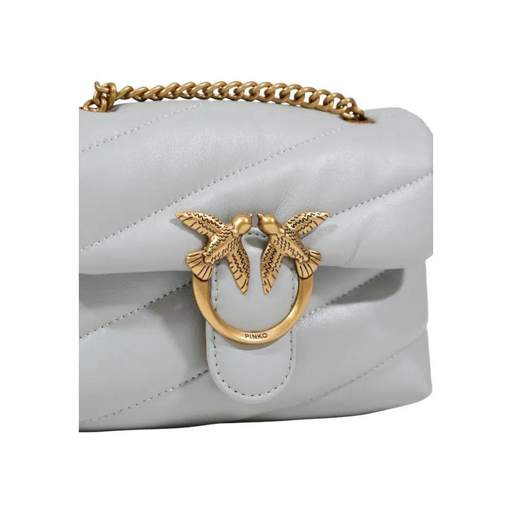 PINKO Sample Sale | PINKO Gray Leather Handbag - | Designer outlet