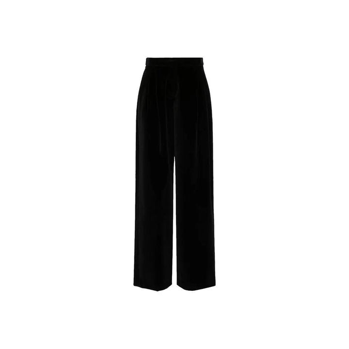 Max Mara Sample Sale | Max Mara Black Cotton Casual Pants - | Designer outlet