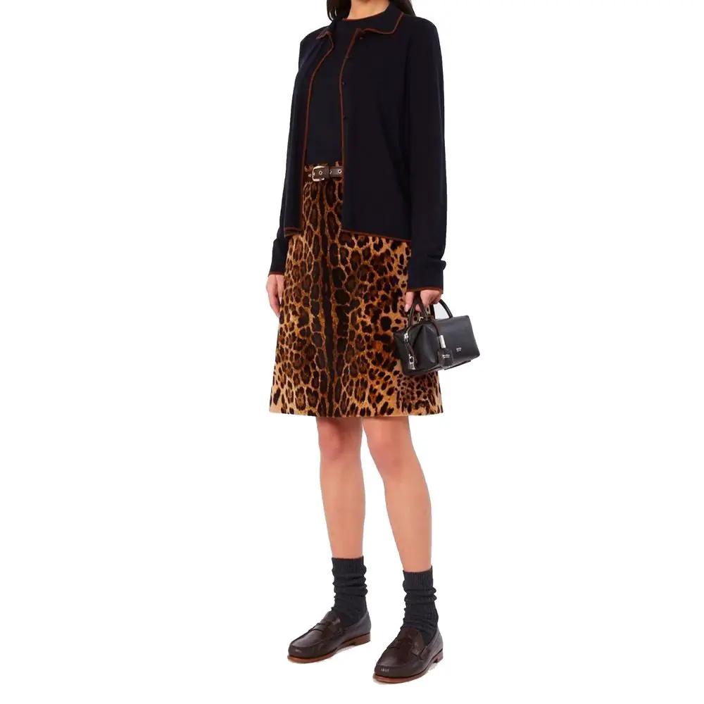 Max Mara Sample Sale | Max Mara Brown Cotton Midi Skirt - | Designer outlet