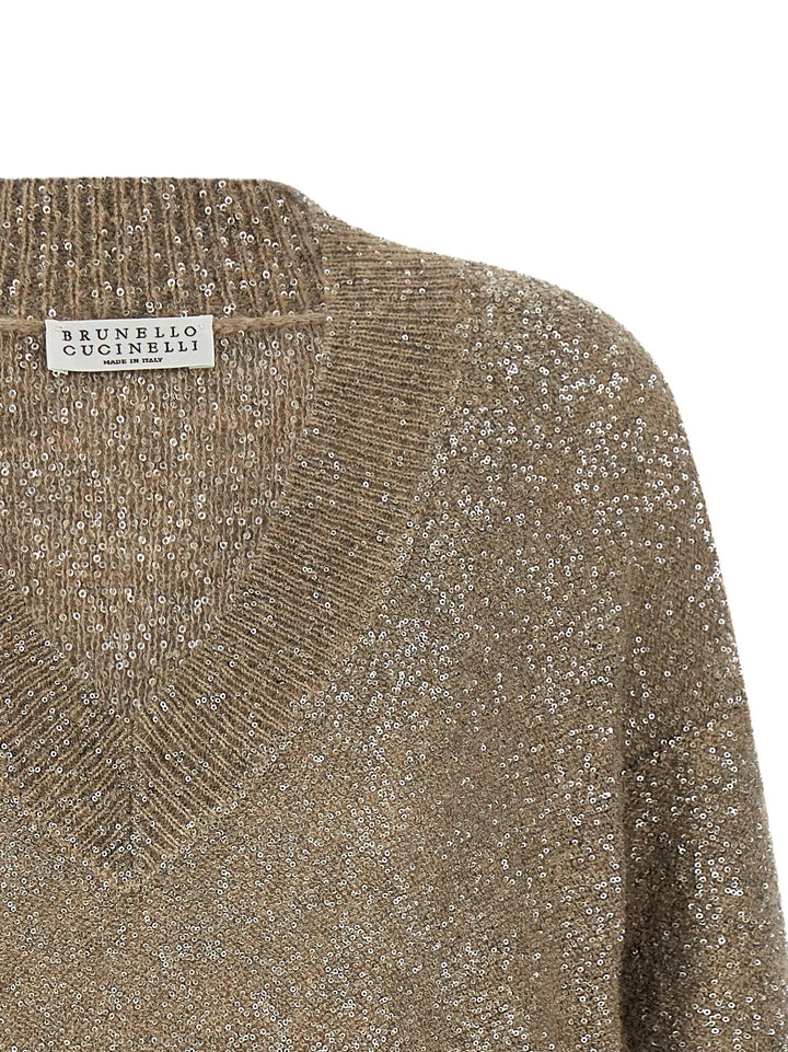 Brunello Cucinelli Sample Sale | Brunello Cucinelli Beige Polyamide Cardigan - | Designer outlet