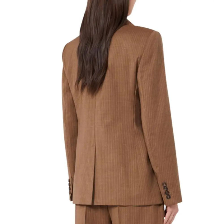 Max Mara Sample Sale | Max Mara Brown Virgin Wool Blazer - | Designer outlet