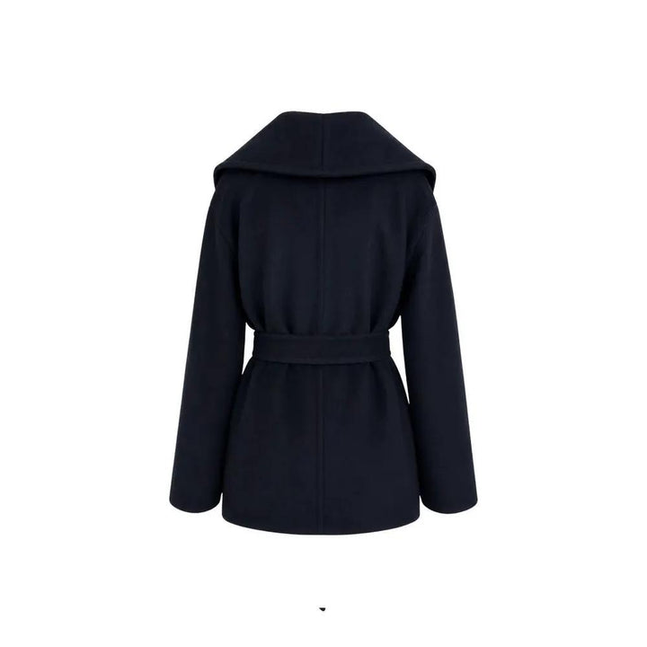 Max Mara Sample Sale | Max Mara Blue Virgin Wool Coat - | Designer outlet