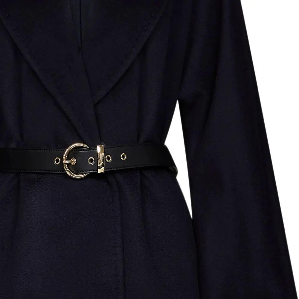 Max Mara Sample Sale | Max Mara Blue Virgin Wool Coat - | Designer outlet