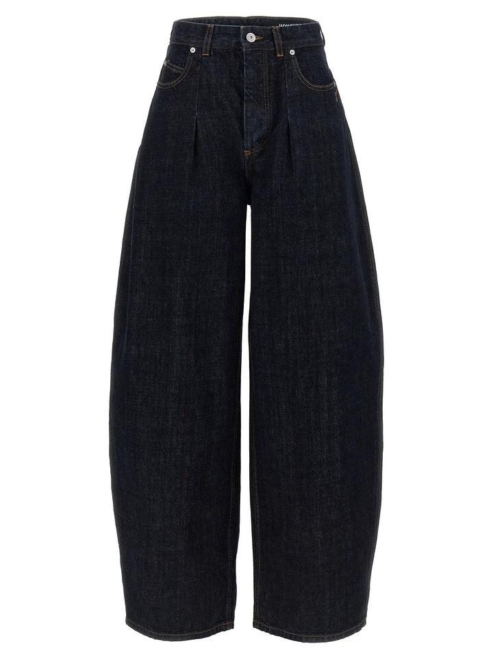 Jacquemus Sample Sale | Jacquemus Blue Cotton High-Waisted Jean - | Designer outlet