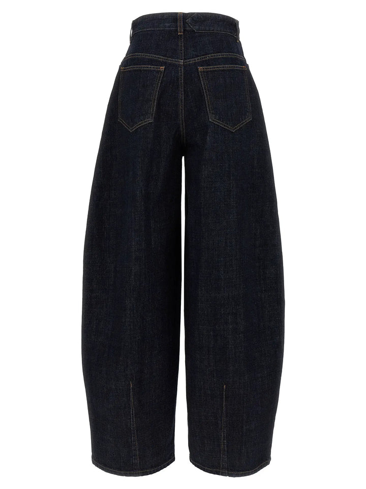 Jacquemus Sample Sale | Jacquemus Blue Cotton High-Waisted Jean - | Designer outlet
