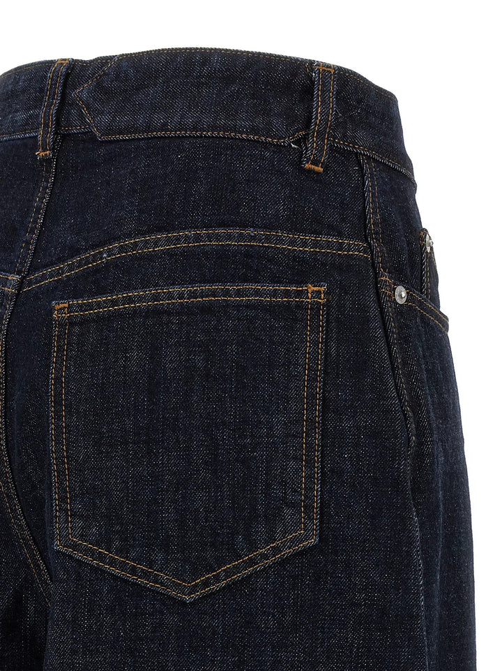 Jacquemus Sample Sale | Jacquemus Blue Cotton High-Waisted Jean - | Designer outlet