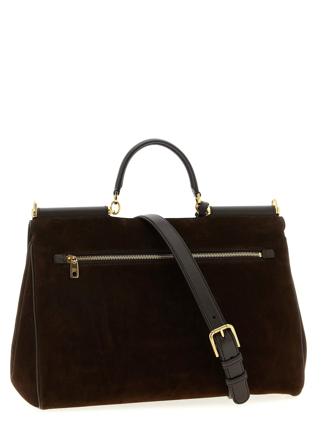 Dolce &amp; Gabbana Sample Sale | Dolce &amp; Gabbana Brown Pvc Handbag - | Designer outlet