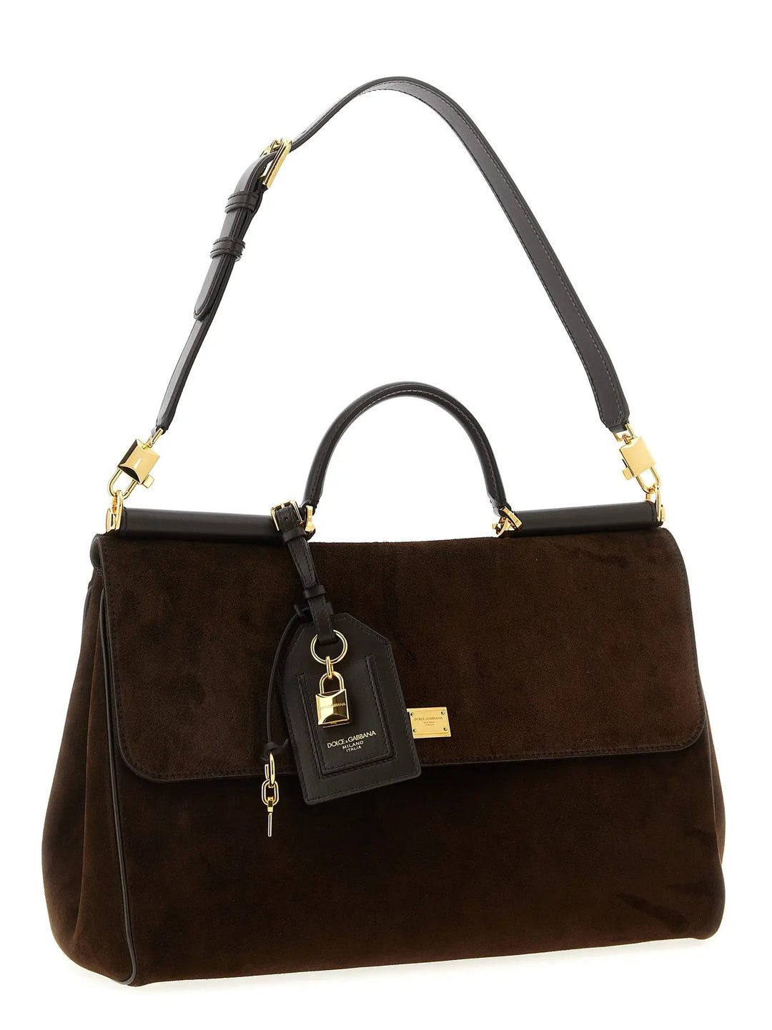 Dolce &amp; Gabbana Sample Sale | Dolce &amp; Gabbana Brown Pvc Handbag - | Designer outlet