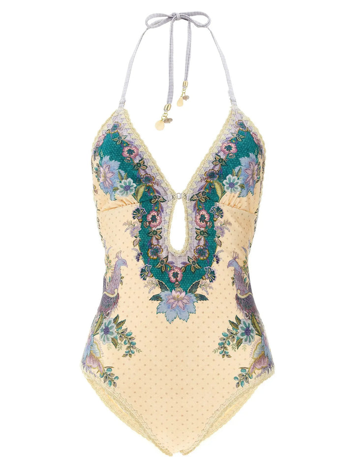 Zimmermann Sample Sale | Zimmermann Multicolor Polyamide One-Piece Swimsuit - | Designer outlet
