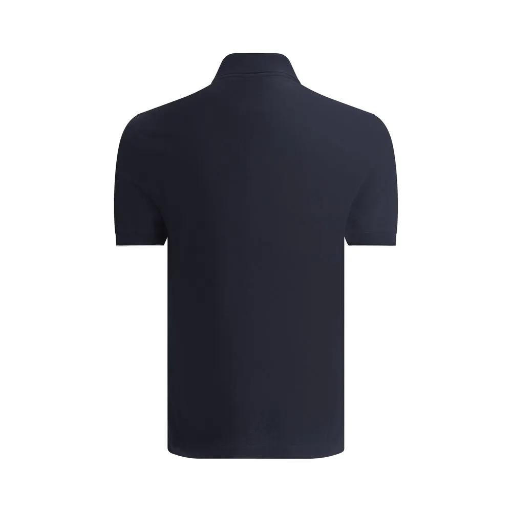 Brunello Cucinelli Sample Sale | Brunello Cucinelli Blue Cotton Polo Shirt - | Designer outlet