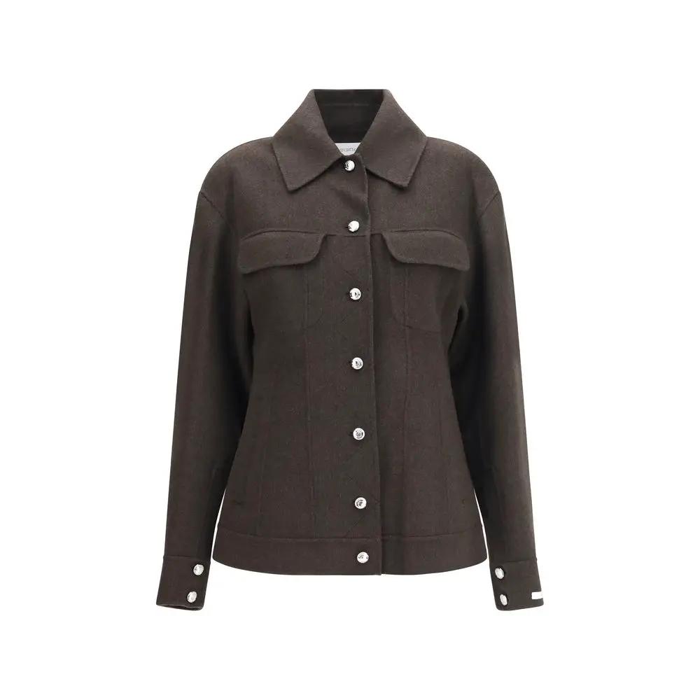 Max Mara Sample Sale | Max Mara Brown Wool Oves Aries Full-Length Jacket - | Designer outlet