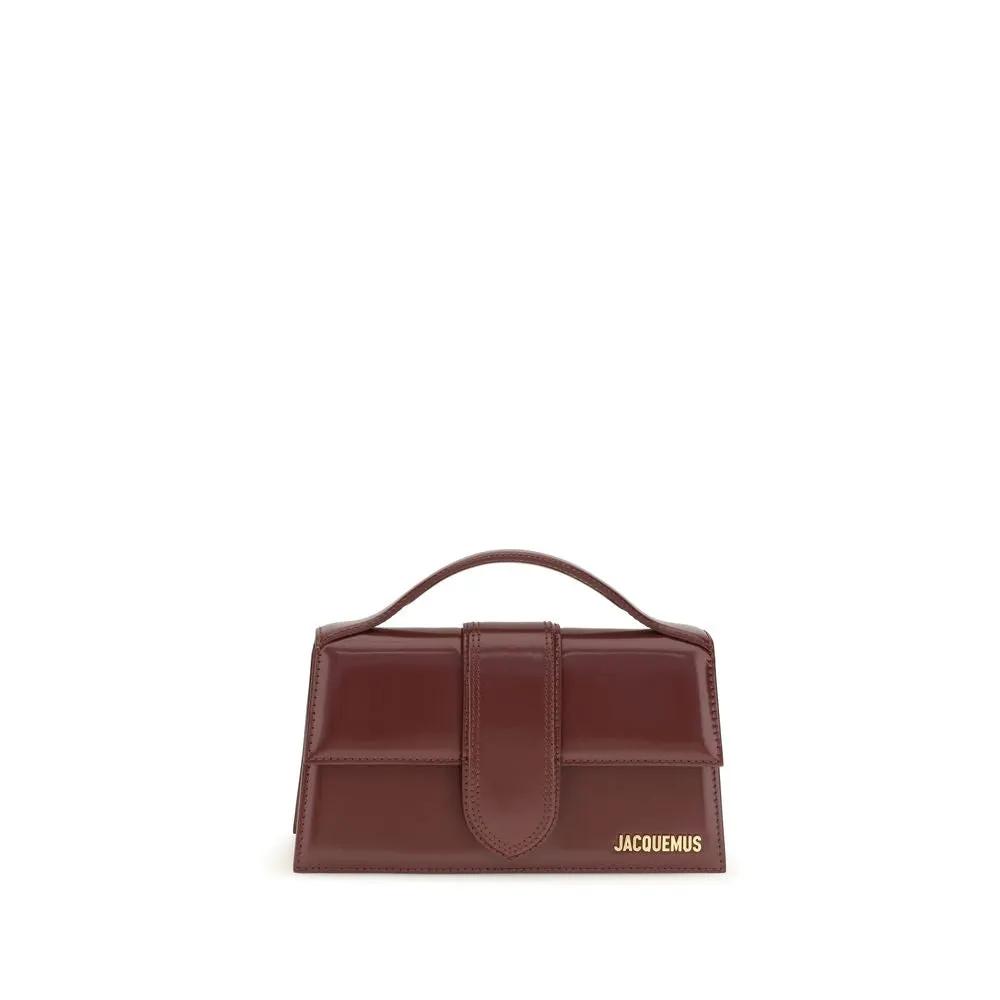 Jacquemus Sample Sale | Jacquemus Bordeaux Calf Leather Bos Taurus Shoulder Bag - | Designer outlet