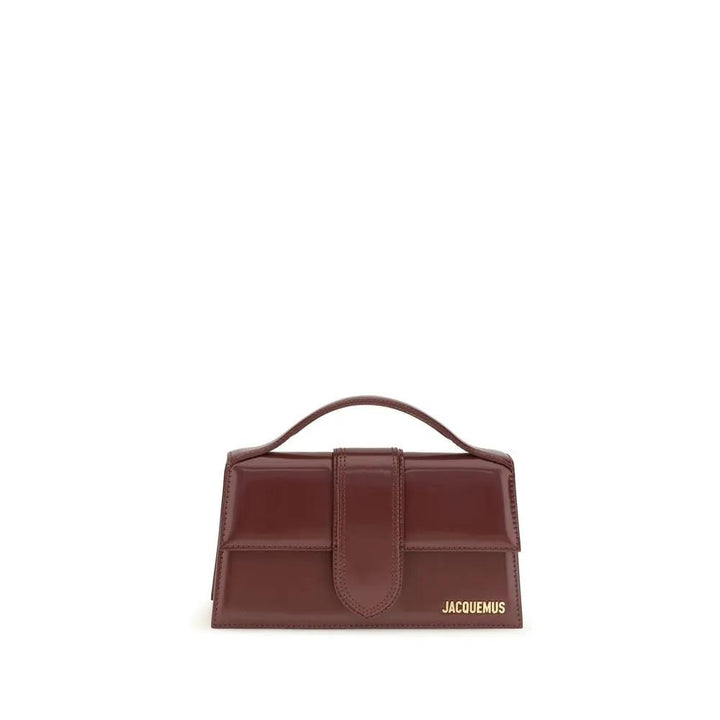 Jacquemus Sample Sale | Jacquemus Bordeaux Calf Leather Bos Taurus Shoulder Bag - | Designer outlet