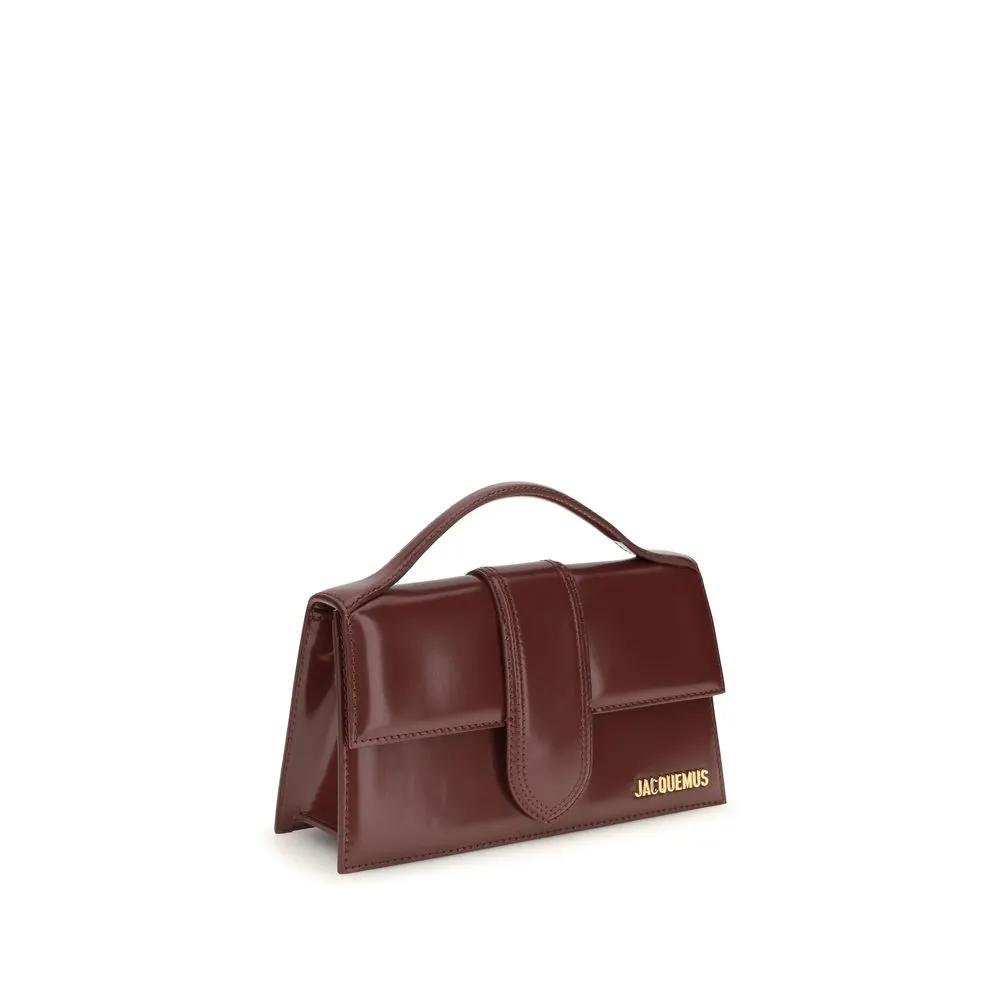 Jacquemus Sample Sale | Jacquemus Bordeaux Calf Leather Bos Taurus Shoulder Bag - | Designer outlet