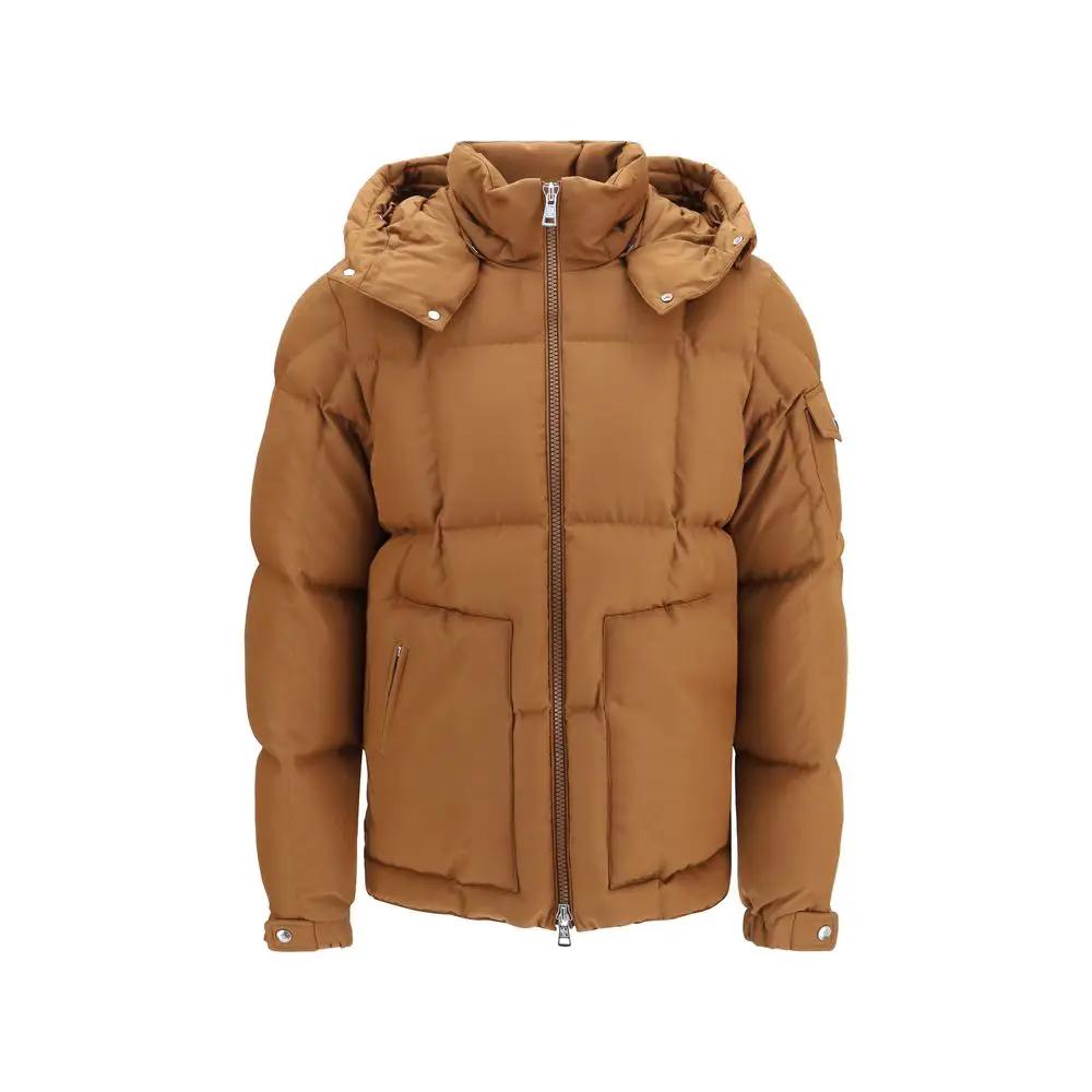 Moncler Sample Sale | Moncler Brown Polyester Full-Length Jacket - | Designer outlet
