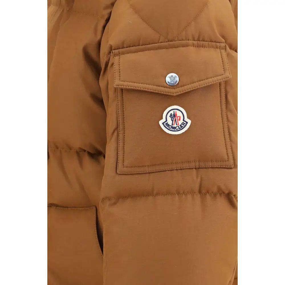 Moncler Sample Sale | Moncler Brown Polyester Full-Length Jacket - | Designer outlet