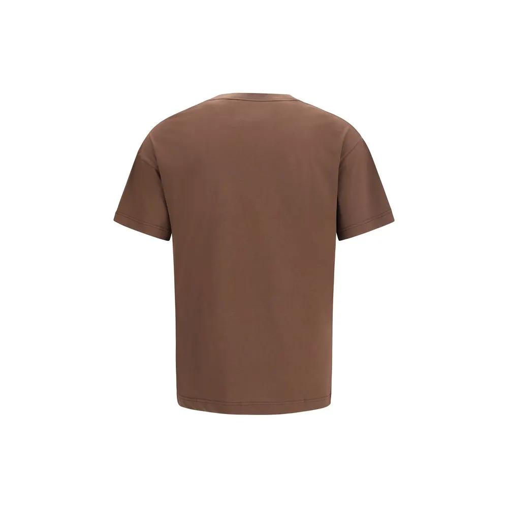 Palm Angels Sample Sale | Palm Angels Brown Cotton T-Shirt - | Designer outlet