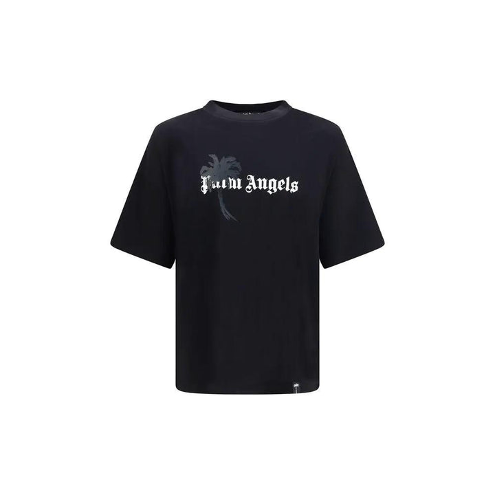 Palm Angels Sample Sale | Palm Angels Black Cotton T-Shirt - | Designer outlet