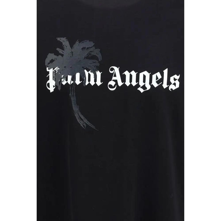 Palm Angels Sample Sale | Palm Angels Black Cotton T-Shirt - | Designer outlet