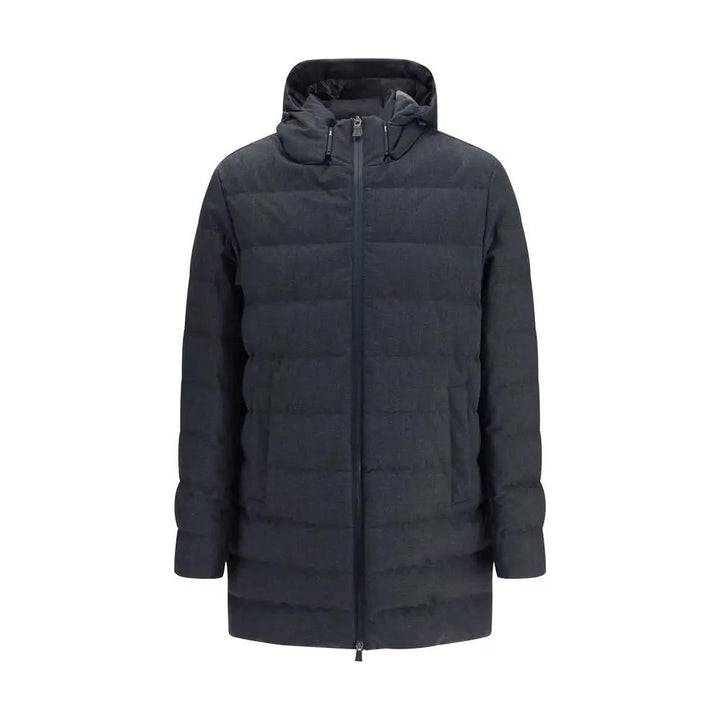 Herno Sample Sale | Herno Gray Polyester Full-Length Jacket - | Designer outlet